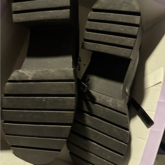 Madden Girl Glossy Black Mary Jane Shoes - Picture 5 of 6